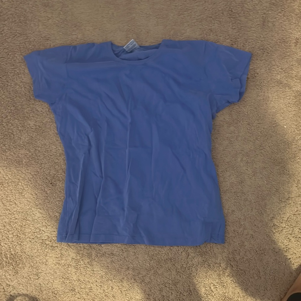Plain blue t shirt